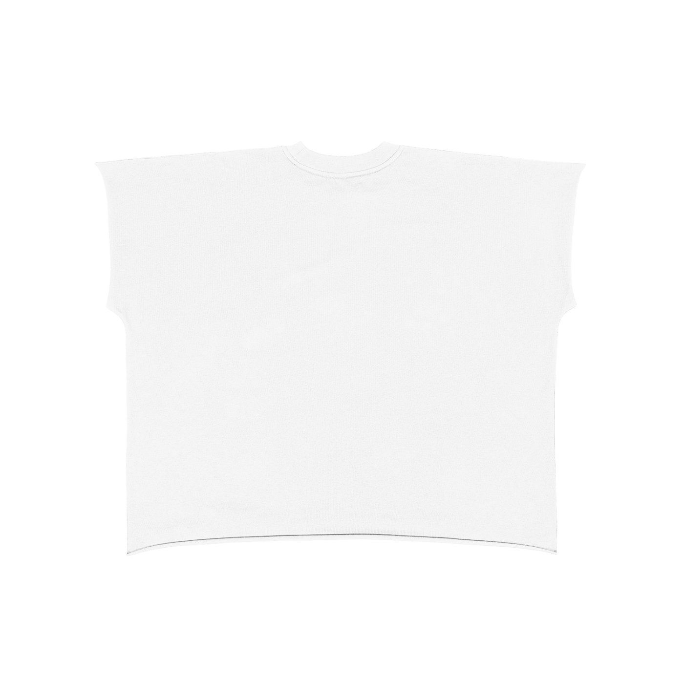 Nava Vintage Raw Edge Sleeve T Shirt