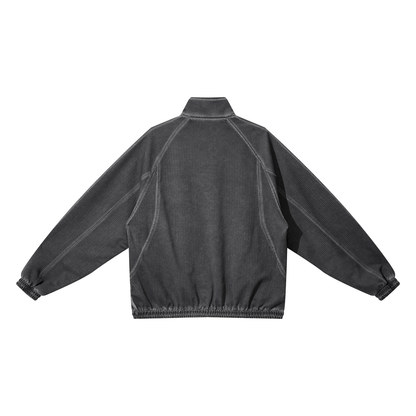 Sports Division Vintage Wash Full Zip Mesh Jacket