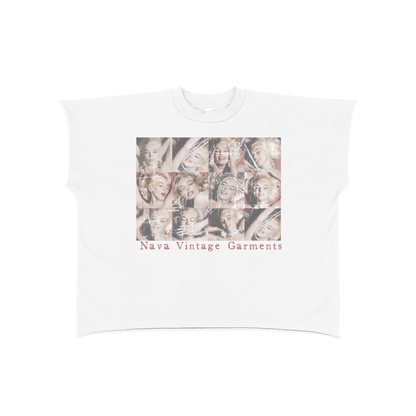 Nava Vintage Raw Edge Sleeve T Shirt
