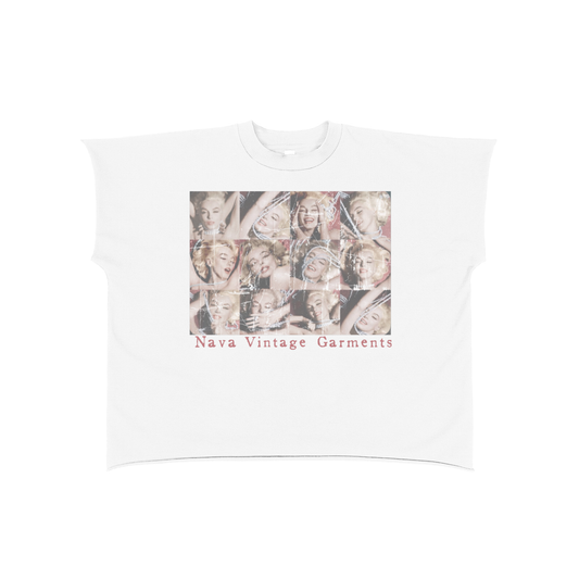 Nava Vintage Raw Edge Sleeve T Shirt