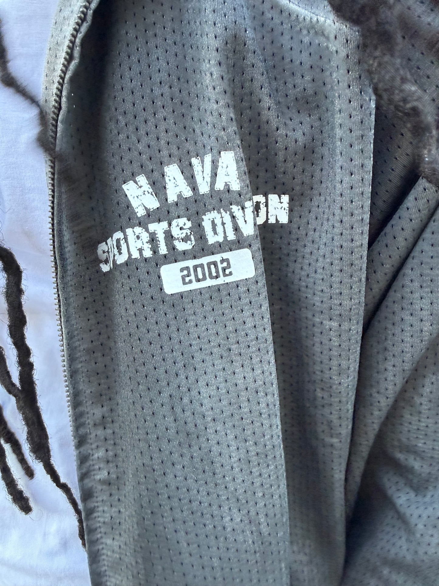 Sports Division Vintage Wash Full Zip Mesh Jacket