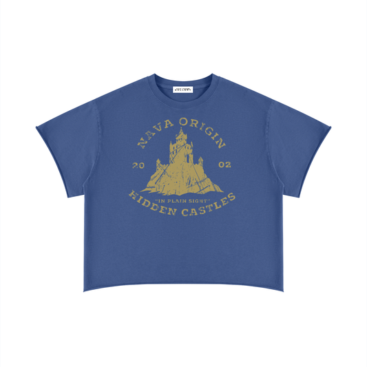 Hidden Castles Boxy Raw Edge T-Shirt