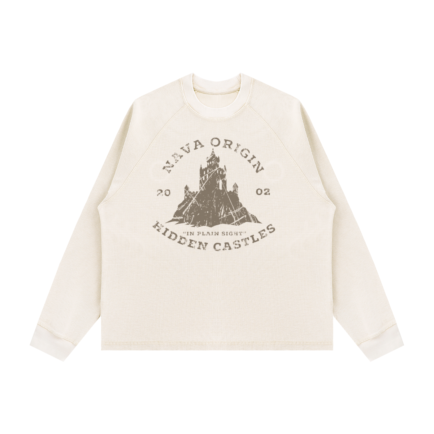 Hidden Castles Boxy Waffle Knit