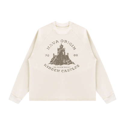 Hidden Castles Boxy Waffle Knit